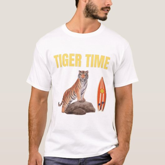 Tijgertijd – Bold Wildlife-Inspired Design T-shirt (Voorkant)