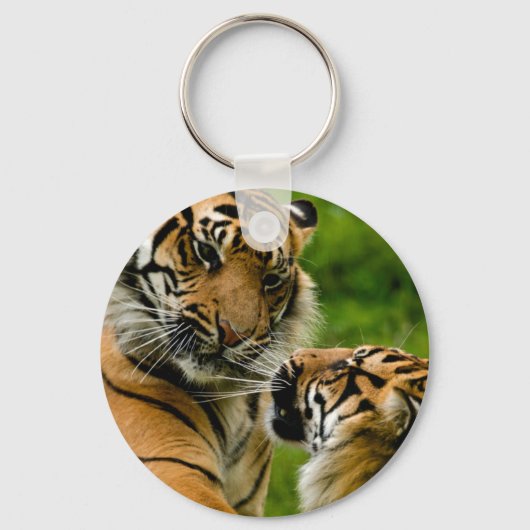 tijgertijger sleutelhanger (Voorkant)