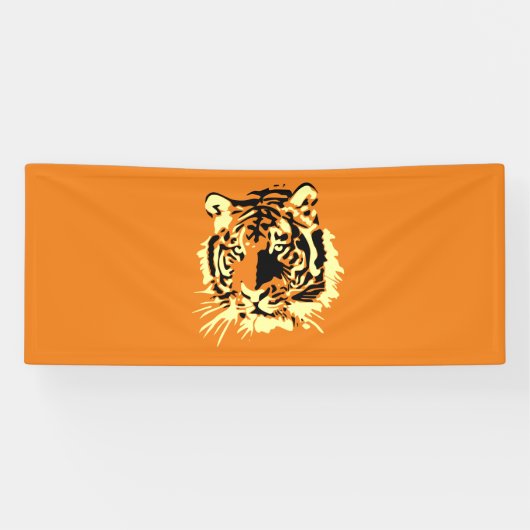 Tijgertijger Spandoek (Horizontaal)