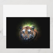 Tijgeruitnodiging Kaart (Voorkant / Achterkant)