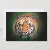 Tijgeruitnodiging Kaart (Voorkant)