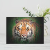 Tijgeruitnodiging Kaart (Staand voorkant)