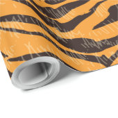 tijgervacht, tijgerhuid, patroon van de huid van d cadeaupapier (Rol Hoek)