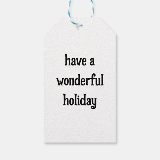 Tijgervakantie Cadeaulabel (Achterkant)