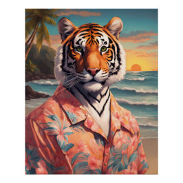 Tijgervakantie Perfect Poster
