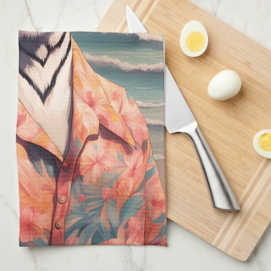 Tijgervakantie Theedoek (Quarter Fold)