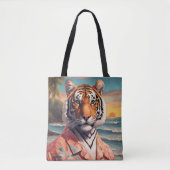 Tijgervakantie Tote Bag (Voorkant)
