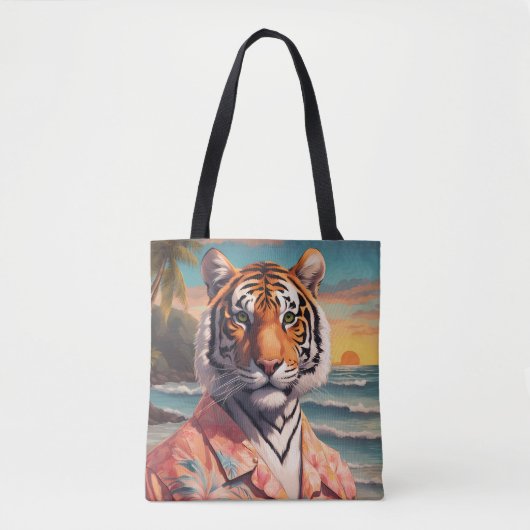 Tijgervakantie Tote Bag (Voorkant)
