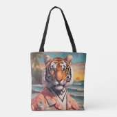 Tijgervakantie Tote Bag (Achterkant)