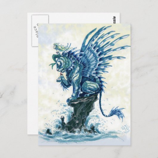 tijgervis briefkaart (Voorkant / Achterkant)