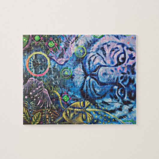 tijgervisie legpuzzel (Horizontaal)