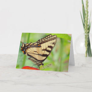 Tijgervleugels - Butterfly Feestdagen Kaart