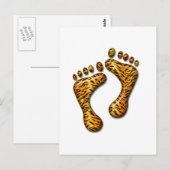 tijgervoeten briefkaart (Voorkant / Achterkant)