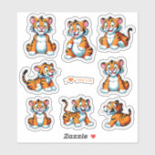 Tijgerwelpen Scrapbook Stationery Stickers (Vel)