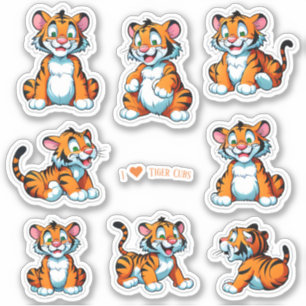 Tijgerwelpen Scrapbook Stationery Stickers