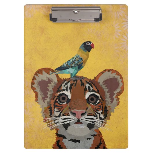 TIJGERWELPJE & VOGEL KLEMBORD (Voorkant)