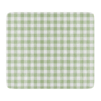 Tijgerzaad en Witte Gingham Snijplank