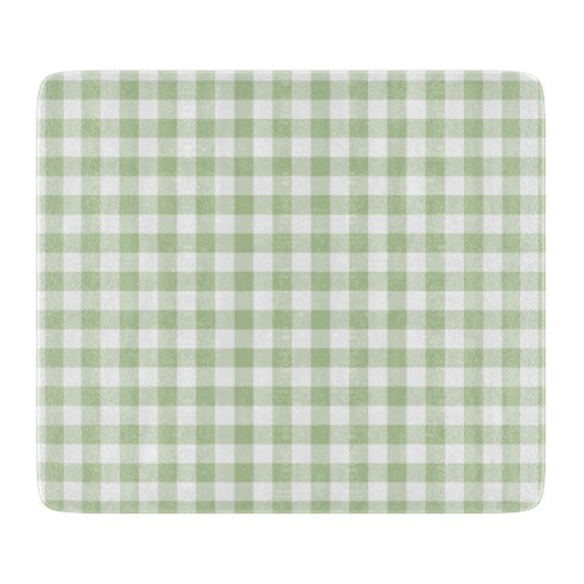 Tijgerzaad en Witte Gingham Snijplank (Voorkant)