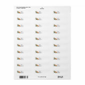 Tijgerzwaluwstaart op Lantanas Etiket (Full Sheet)