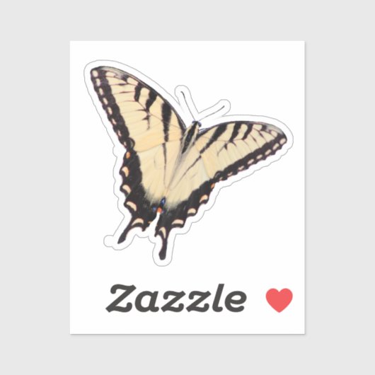 Tijgerzwaluwstaartvlinder Sticker (Vel)