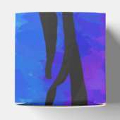 Tijgerzwart en regenboogdruk bedankdoosjes (Bovenkant)