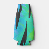 Tijgerzwart en regenboogdruk flesjeskoeler (Voorkant)