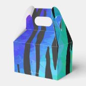 Tijgerzwart en regenboogschenken bedankdoosjes (Achterkant)