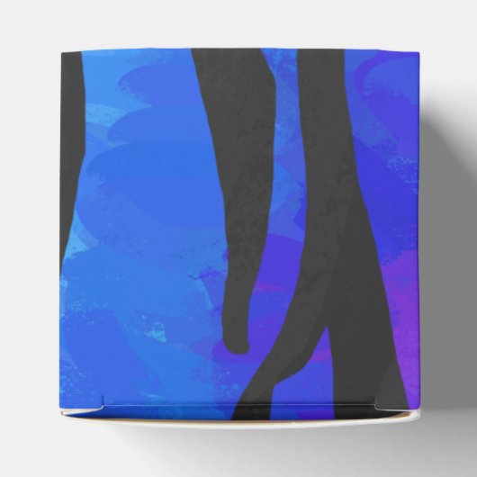 Tijgerzwart en regenboogschenken bedankdoosjes (Bovenkant)