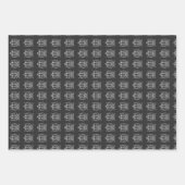 Tijgerzwart-wit gezicht T-Shirt Hoodie Inpakpapier Vel (Voorkant 3)