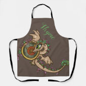 Tijm voor kruiden kleine draak schort (Voorkant)