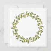 TIJMKRANS 5,25" vierkante platte Kaart (Voorkant)