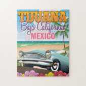 Tijuana Baja California Mexico reisposter Legpuzzel (Verticaal)