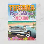 Tijuana Baja California, reisposter Briefkaart (Voorkant)