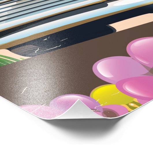 Tijuana Baja California, reisposter Foto Afdruk (Hoek)