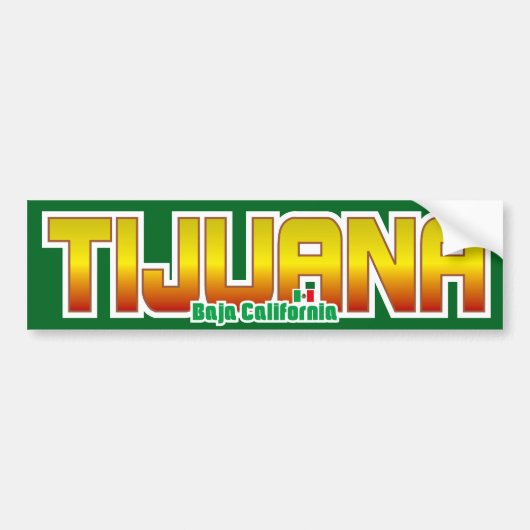 Tijuana Bumper Bumpersticker (Voorkant)