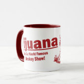 Tijuana Donkey Show Funny Coffee Mok (Voorkant links)