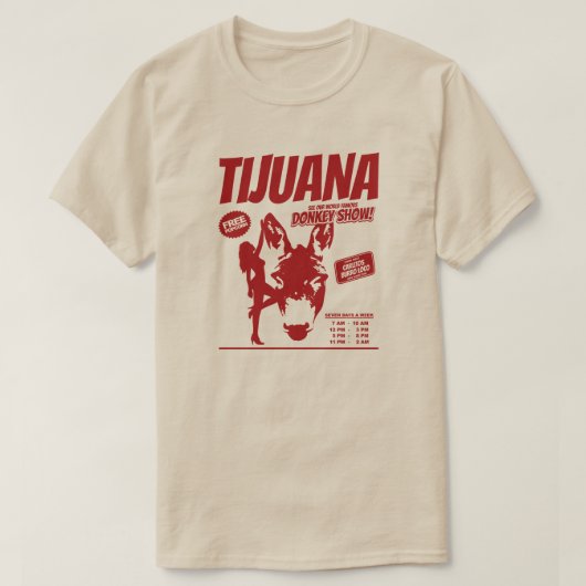 Tijuana Donkey Show Urban Legend T-shirt (Design voorkant)