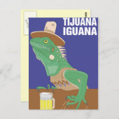 Tijuana Iguana Design Briefkaart (Voorkant / Achterkant)