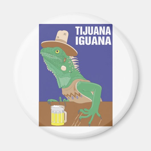 Tijuana Iguana Design Magneet (Voorkant)