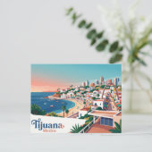 Tijuana Mexico Briefkaart (Staand voorkant)