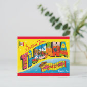 Tijuana Mexico Briefkaart (Staand voorkant)