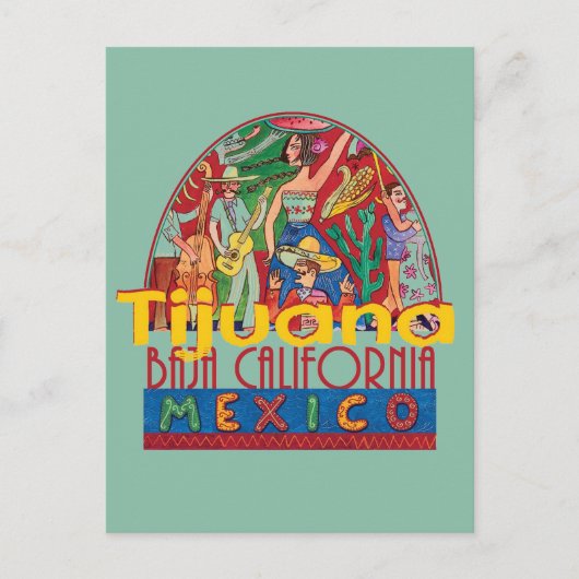 TIJUANA Mexico Briefkaart (Voorkant)