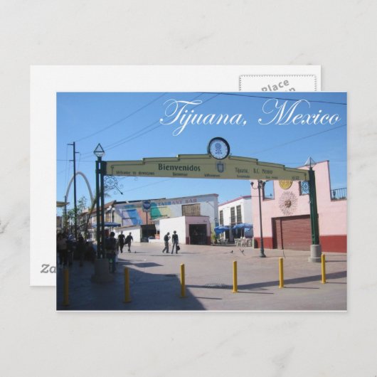 Tijuana Mexico Briefkaart (Voorkant / Achterkant)