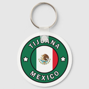 Tijuana Mexico-knop Sleutelhanger