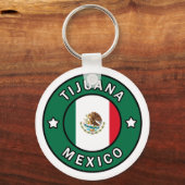 Tijuana Mexico-knop Sleutelhanger (Voorkant)