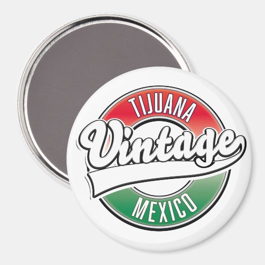 Tijuana mexico  logo. magneet (Voorkant / Achterkant)