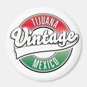 Tijuana mexico  logo. magneet