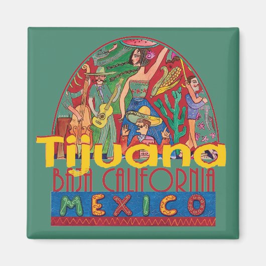 TIJUANA Mexico Magneet (Voorkant)