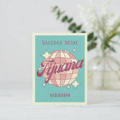 Tijuana Mexico Retro  Partij Briefkaart (Staand voorkant)
