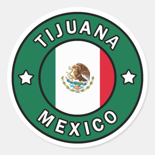 Tijuana Mexico sticker (Voorkant)